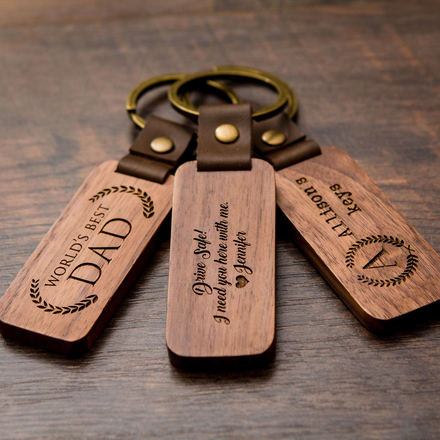 Wooden Keychains