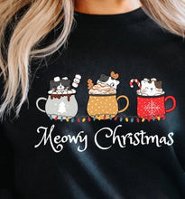 Load image into Gallery viewer, Meowy Christmas Cocoa DTF Transfer - 619
