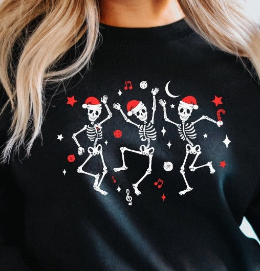 Dancing Christmas Skelly DTF Transfer - 633