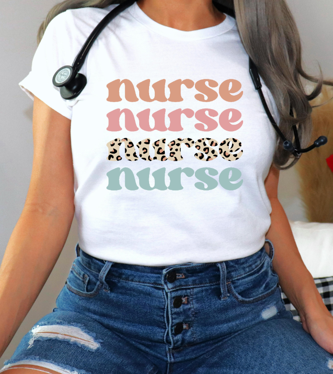 Nurse Repeat DTF Transfer - 290