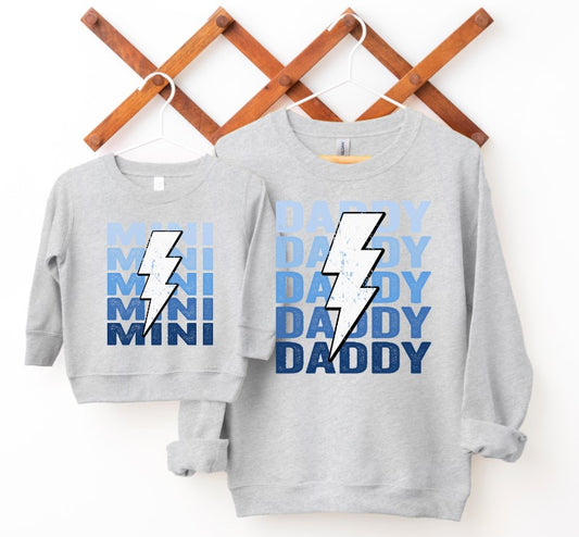 Daddy Blue Lightening DTF Transfer - 564