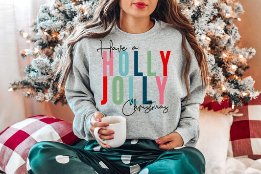 Have a Holly Jolly Christmas DTF Transfer - 374