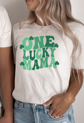 One Lucky Mama DTF Transfer - 1025