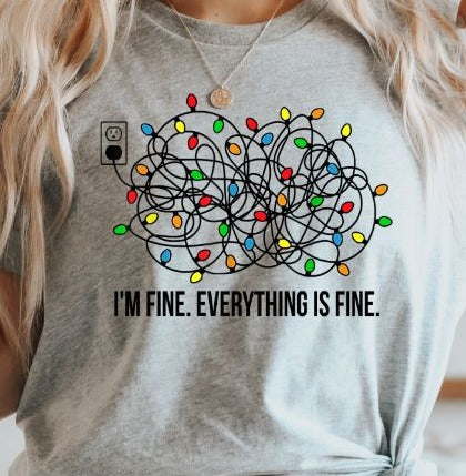 It's Fine, I'm Fine Everything's Fine DTF Transfer - 643