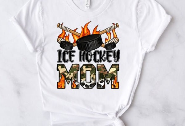 Ice Hockey Mom DTF Transfer - 724