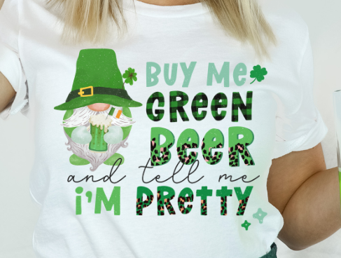 Buy Me Green Beer DTF Transfer - 991