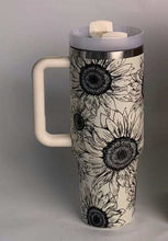 Load image into Gallery viewer, Sunflower 40oz Tumbler with Handle
