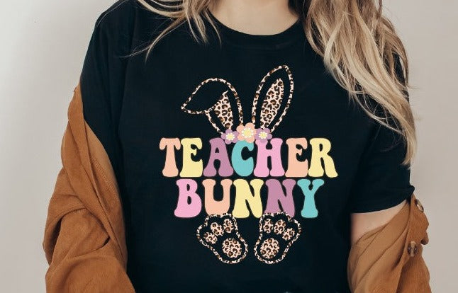 Teacher Bunny DTF Transfer - 1085
