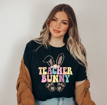 Teacher Bunny DTF Transfer - 1085