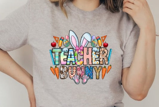 Teacher Bunny DTF Transfer - 1084