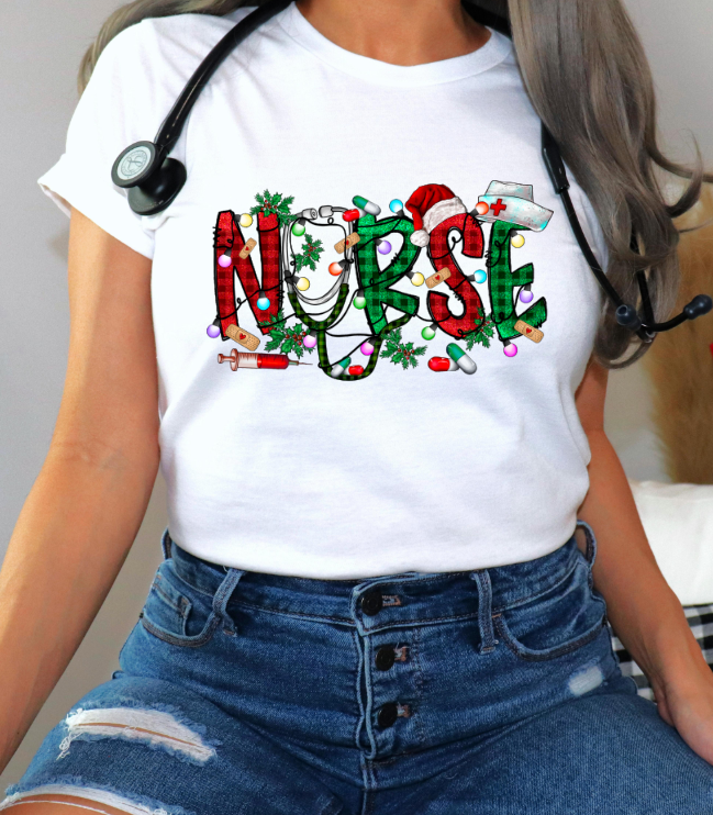 Christmas Nurse DTF Transfer - 259