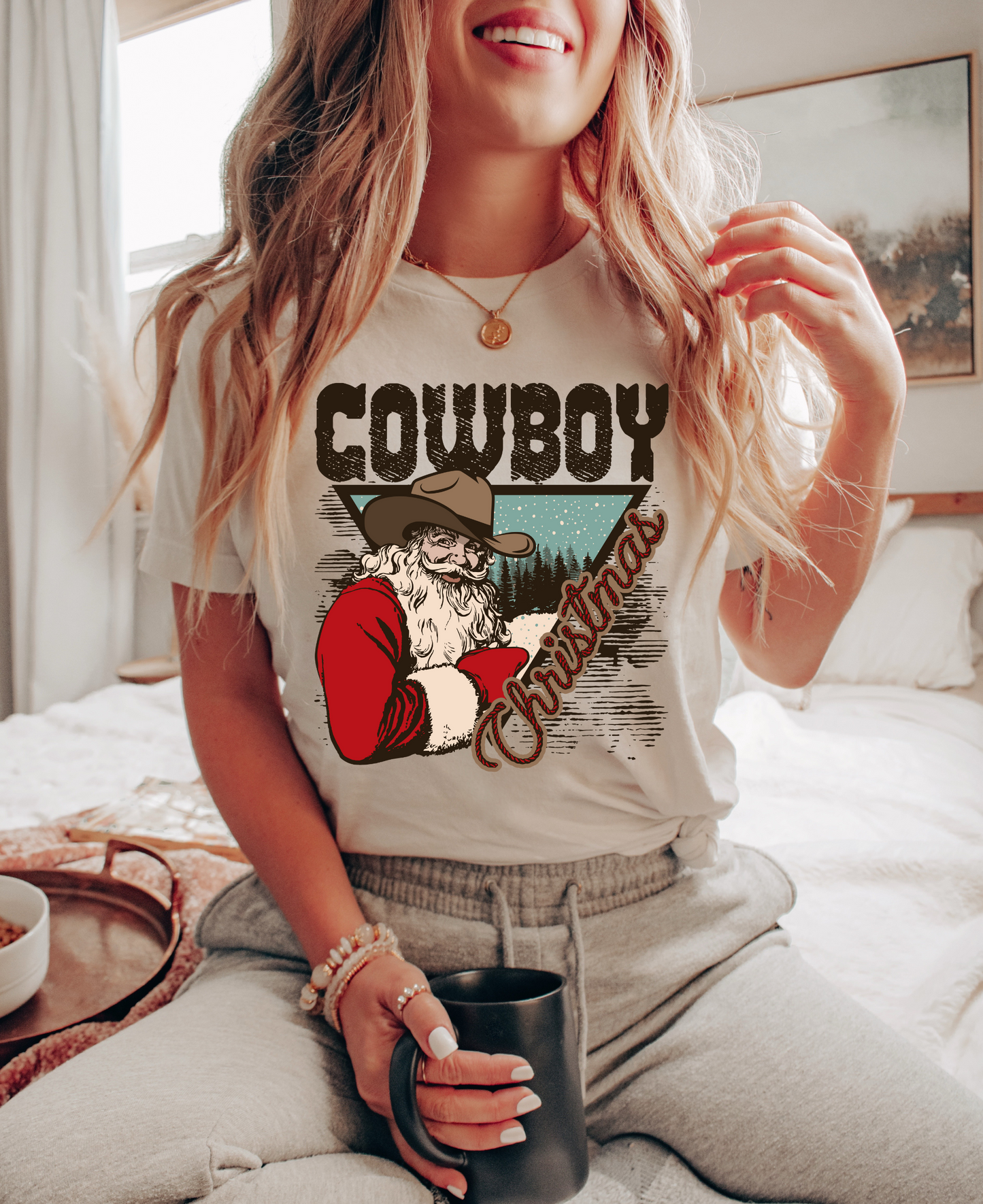 Cowboy Christmas DTF Transfer - 751