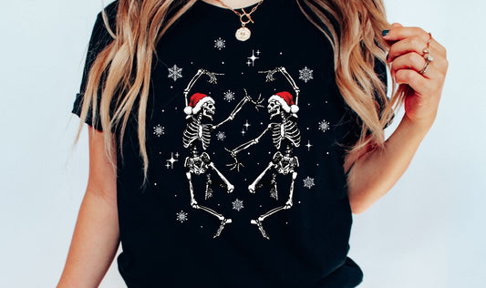 Dancing Christmas Skelly DTF Transfer - 658