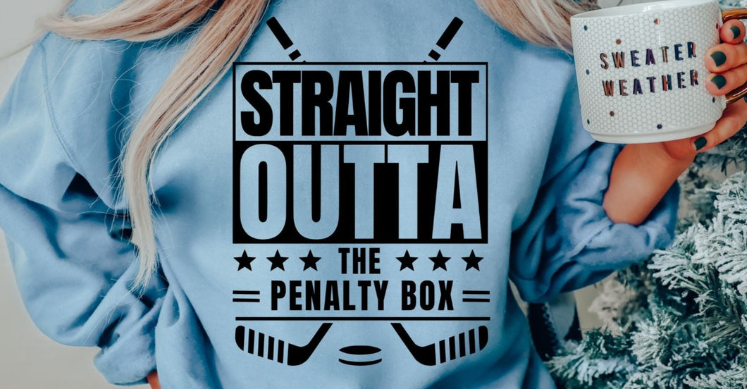 Straight Outta The Penalty Box DTF Transfer - 698