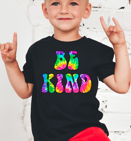 Be Kind Tyedye DTF Transfer - 877