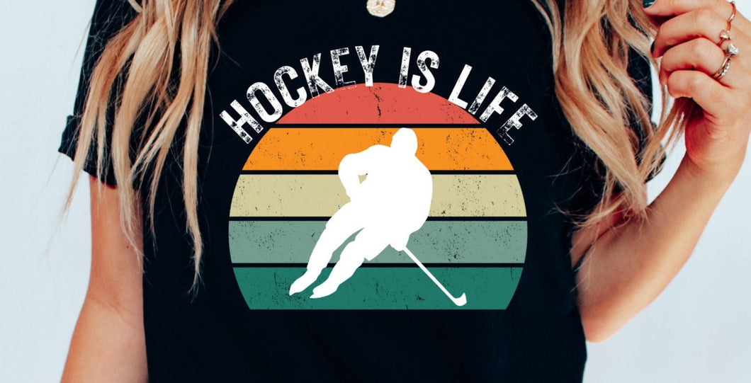Hockey Is Life DTF Transfer - 674