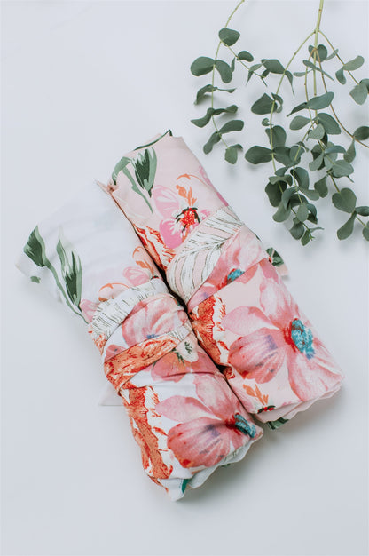 Floral Cotton Ruffle Robe - BI-WEEKLY BUY-IN