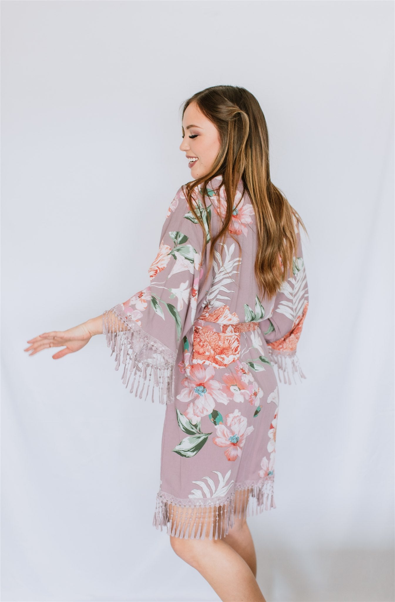 Floral Cotton Ruffle Robe - BI-WEEKLY BUY-IN