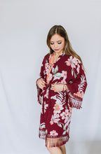 Load image into Gallery viewer, Floral Cotton Ruffle Robe - BI-WEEKLY BUY-IN
