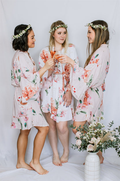 Floral Cotton Ruffle Robe - BI-WEEKLY BUY-IN