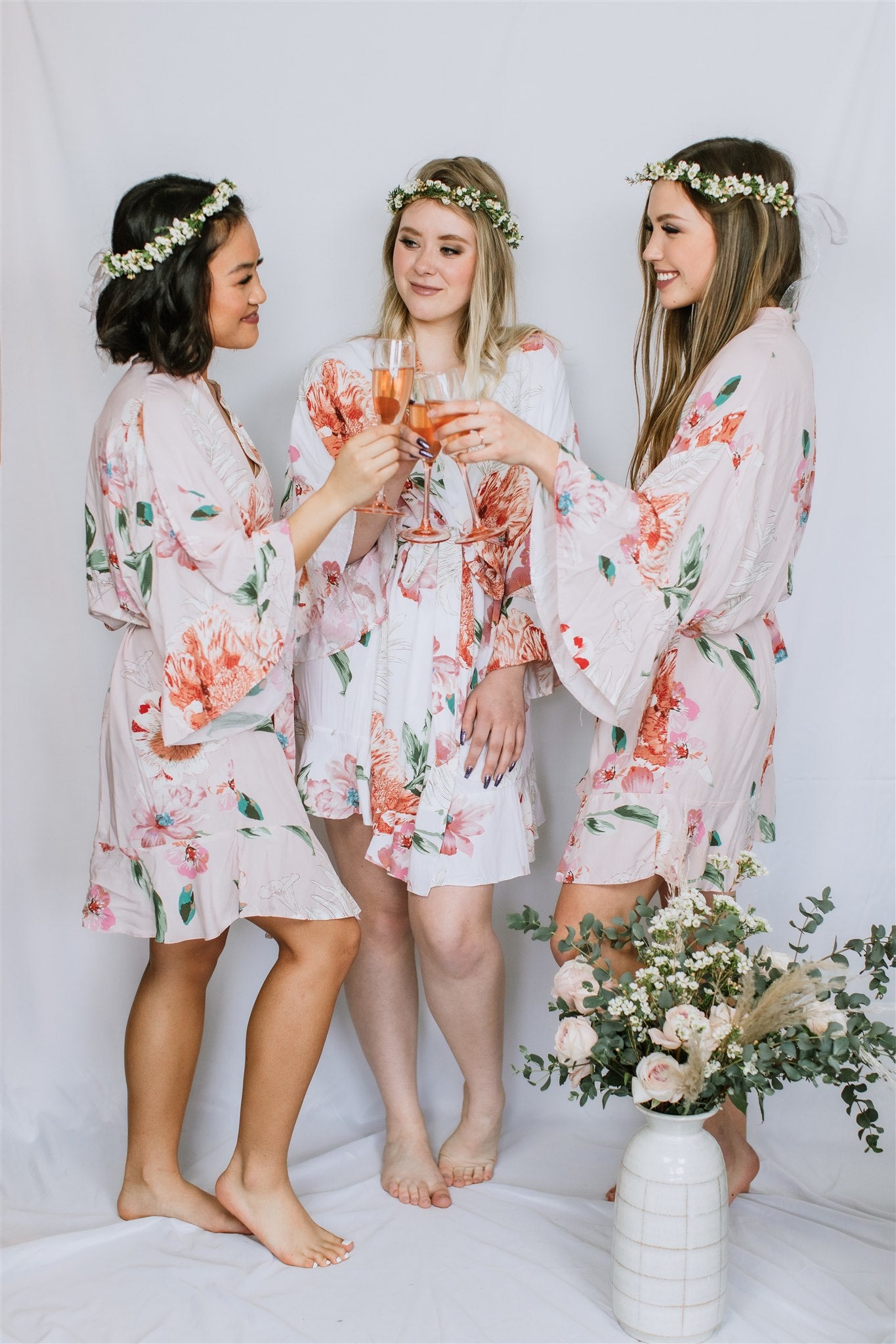 Floral Cotton Ruffle Robe - BI-WEEKLY BUY-IN