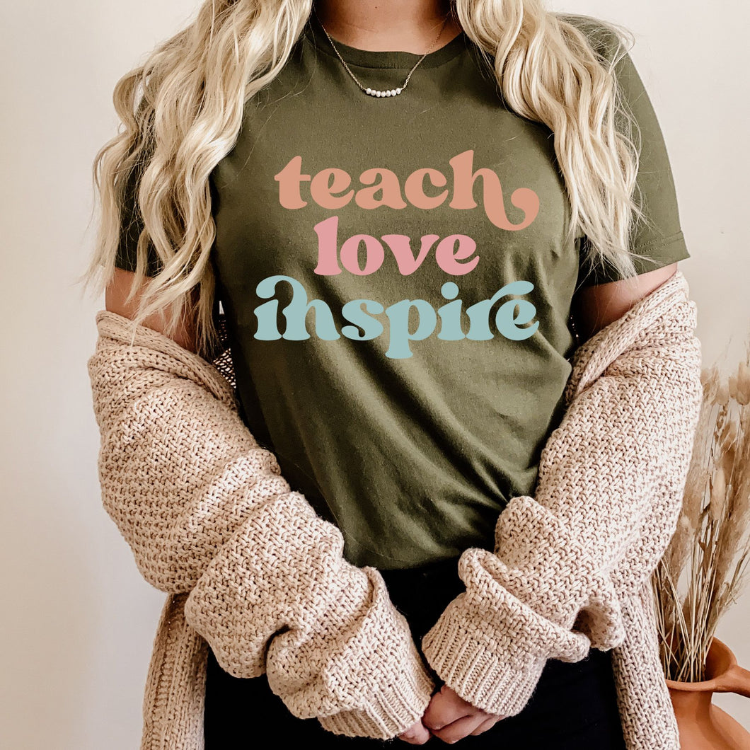 Teach Love Inspire DTF Transfer - 305