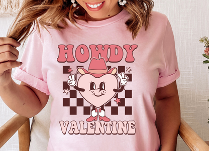 Howdy Valentine DTF Transfer - 824