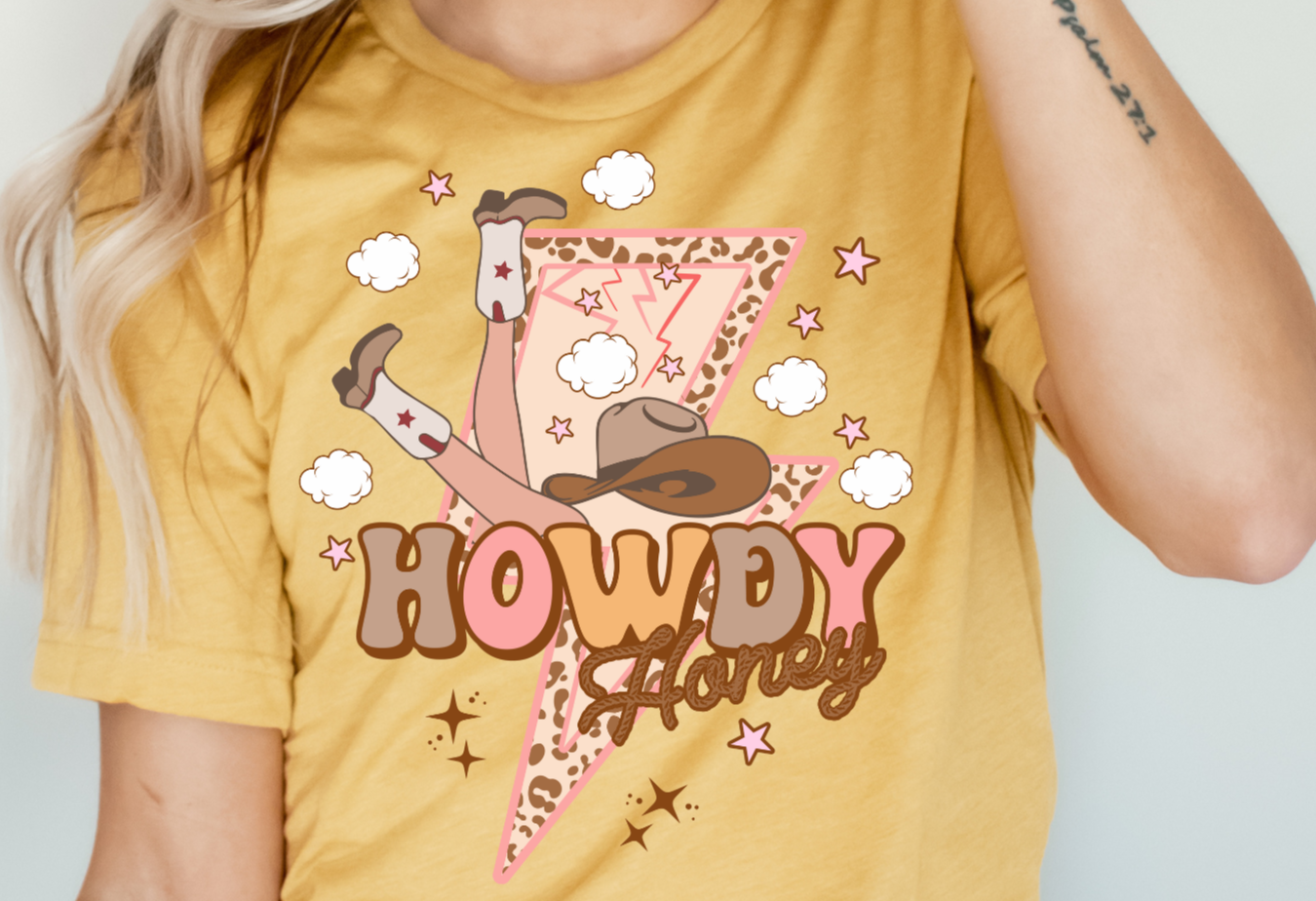 Howdy Honey DTF Transfer - 823