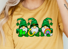 Load image into Gallery viewer, St Patty&#39;s Gnomes DTF Transfer - 979
