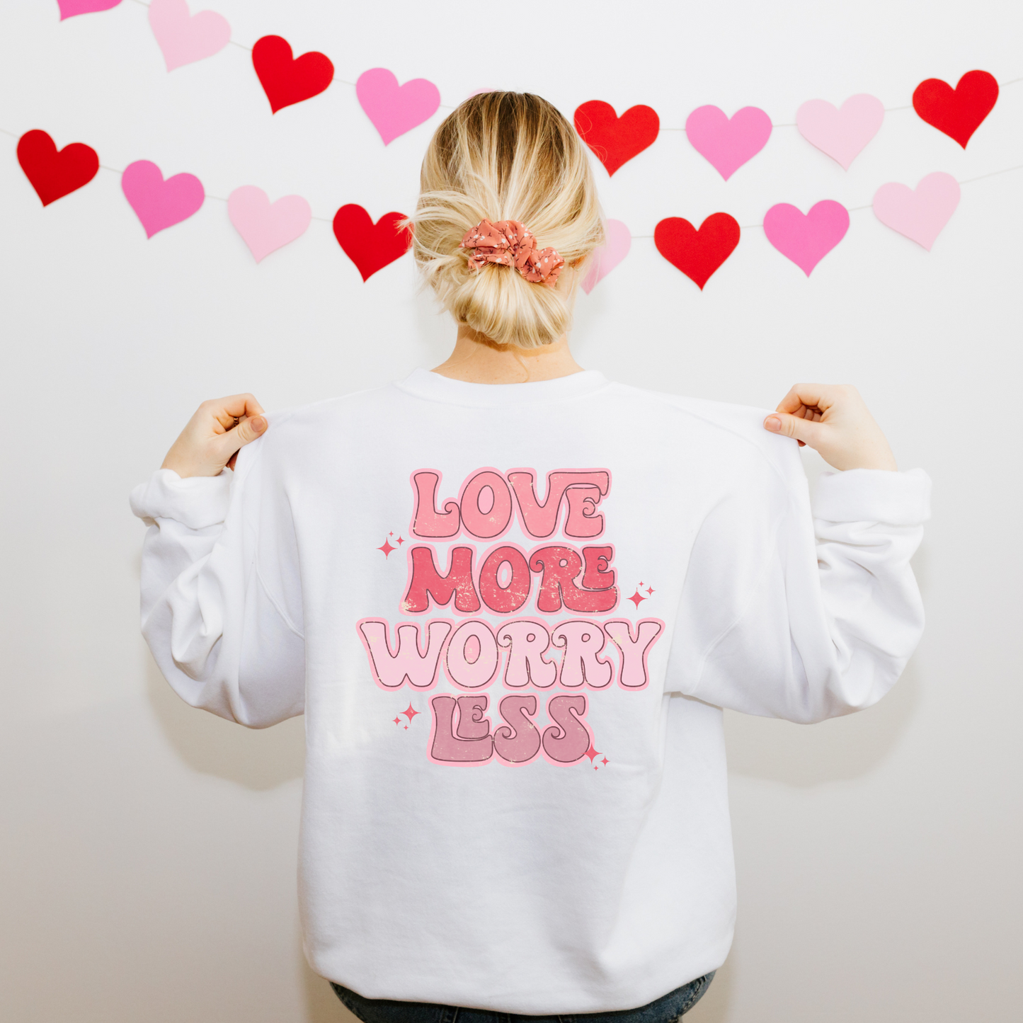 Love More Worry Less DTF Transfer - 819