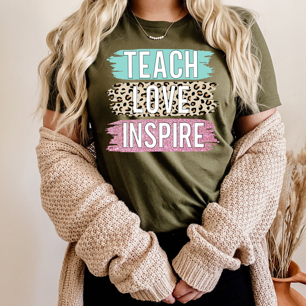 Teach Love Inspire DTF Transfer - 304