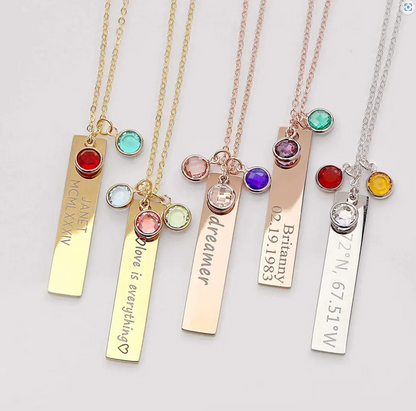 Mama Birthstone Necklaces - IN STOCK