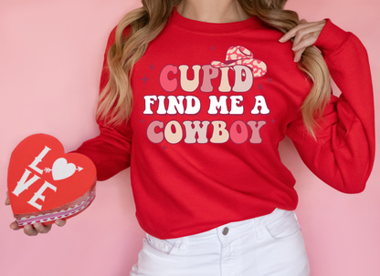 Cupid Find Me A Cowboy DTF Transfer - 798