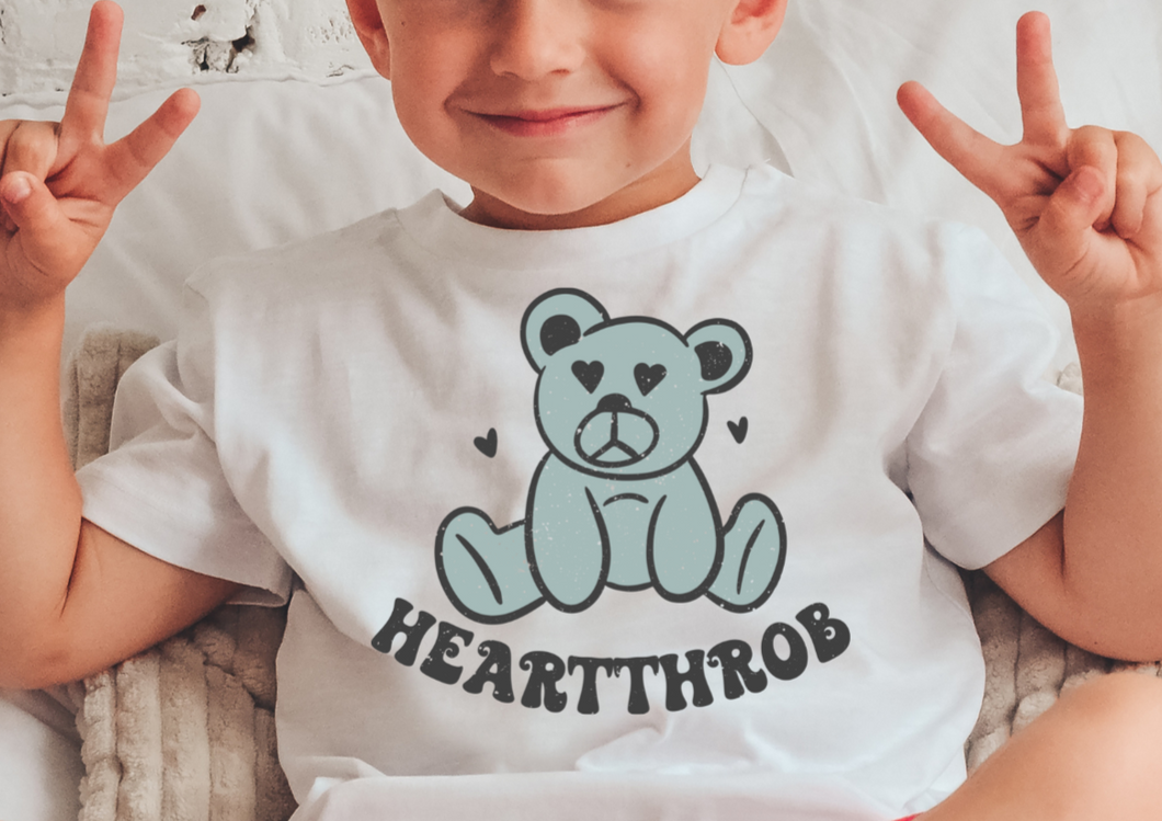 Heart Throb Bear DTF Transfer - 792