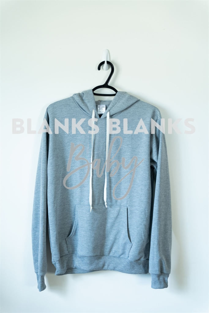 100% Polyester Hoodies - In Stock Grey / Small Hoodie