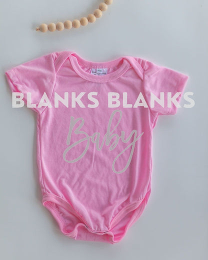 Baby Onesie Digital Download - Mockup Pink