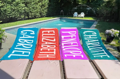 Customized Name Towel - PRE-ORDER