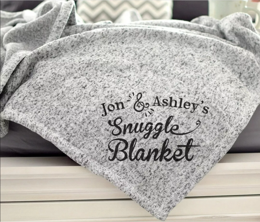 Grey Sweater Blanket for Sublimation