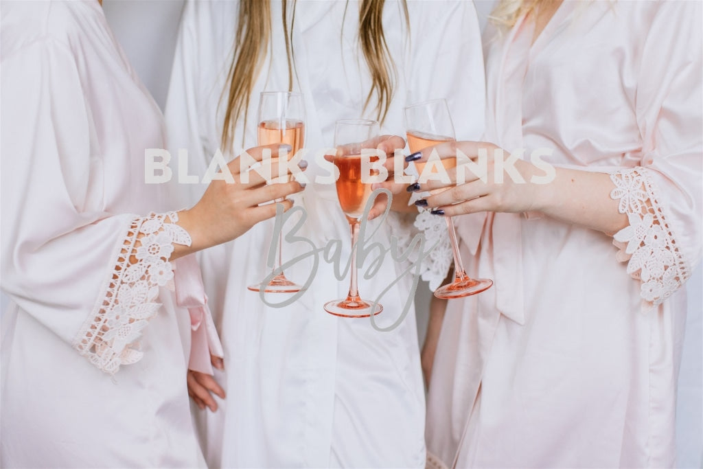 Brushed Satin Lace Edge Robes - Bi-Weekly Buy In