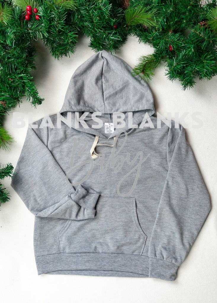 Christmas Theme Kids Hoodie Digital Download - Mockup Grey