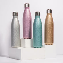 Load image into Gallery viewer, Glitter Water Bottle 17oz Sublimation Wine Tumbler - In Stock
