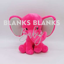 Load image into Gallery viewer, Coloured Elephant Plush - In Stock Hot Pink
