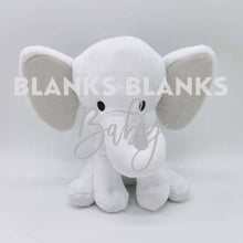 Load image into Gallery viewer, Coloured Elephant Plush - In Stock White
