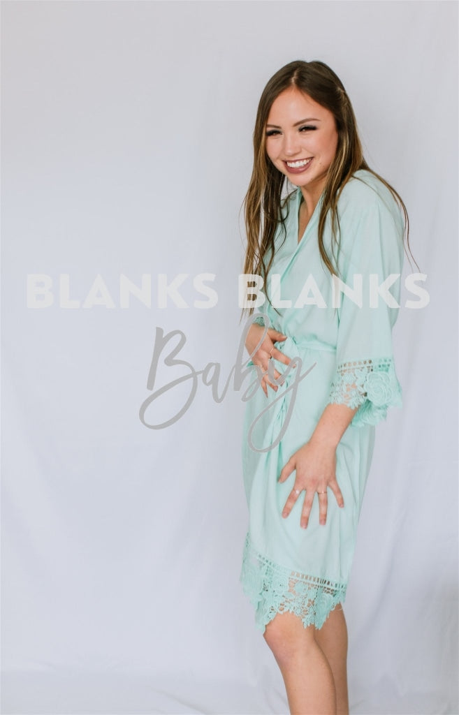 Cotton Lace Robes - Bi-Weekly Buy-In Mint / Kids 4