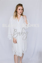 Load image into Gallery viewer, Cotton Lace Robes - Bi-Weekly Buy-In White / Kids 4
