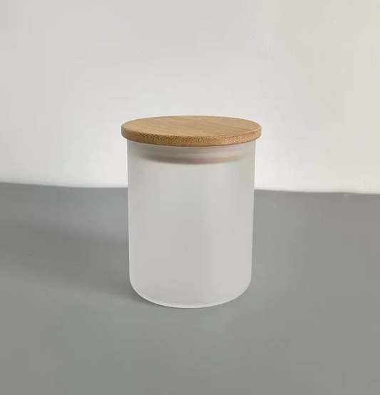 Frosted Sublimation Candle Holder Jar