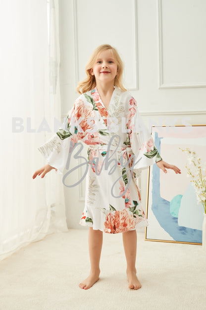 Floral Cotton Ruffle Robe - Bi-Weekly Buy-In Robes