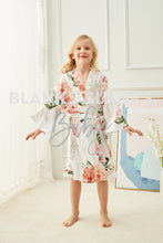 Load image into Gallery viewer, Floral Cotton Ruffle Robe - Bi-Weekly Buy-In Robes
