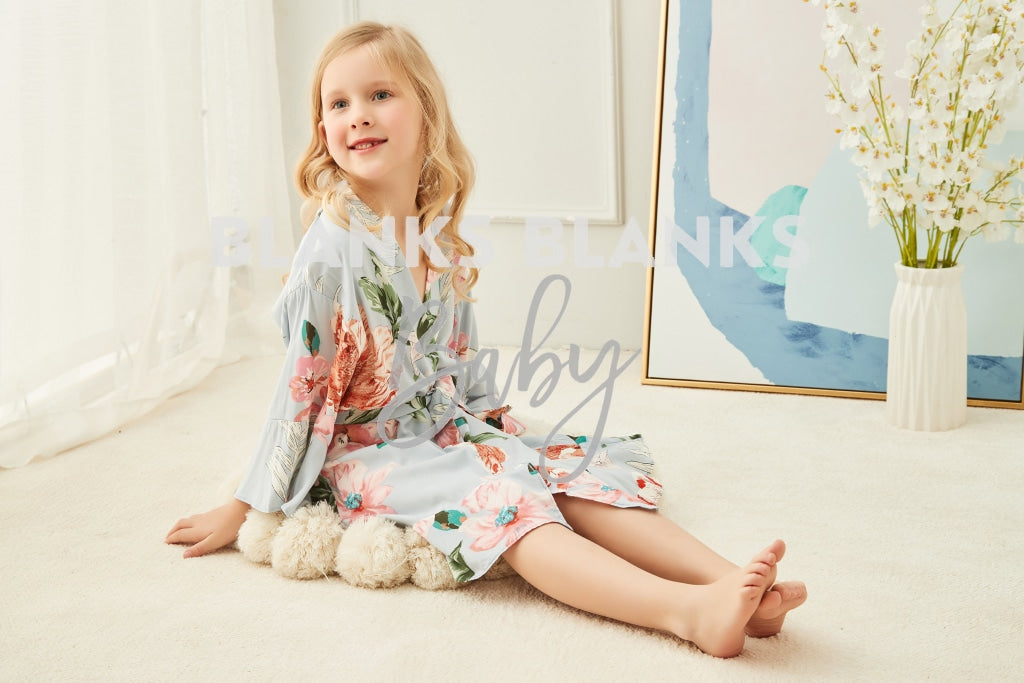 Floral Cotton Ruffle Robe - Bi-Weekly Buy-In Robes