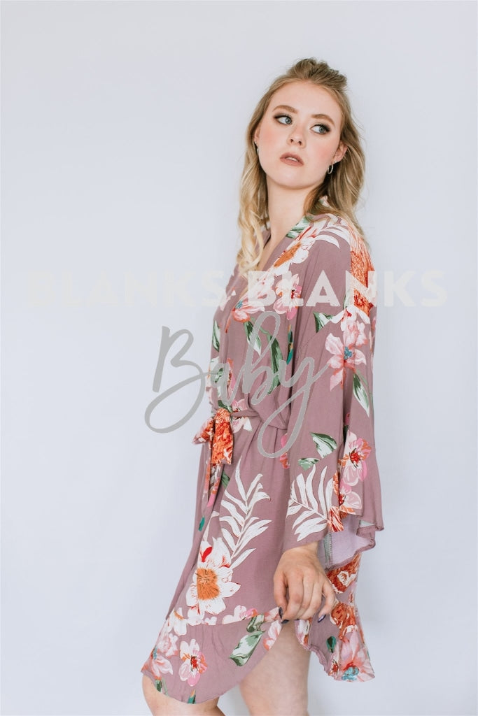 Floral Cotton Ruffle Robe - Digital Download Image 11 Robes